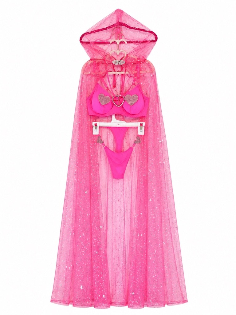 Pink sparkly princess costume